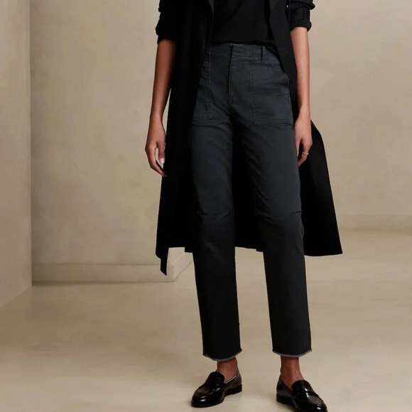 Banana Republic NEW Women's 18 Tall Authentic Chino Girlfriend Fit Utility Pant - Picture 14 of 14